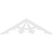 Ekena Millwork Pitch Riley Architectural Grade PVC Gable Pediment, 72"W x 21"H x 1"P (7/12) GPP072X021X100RIL - alternate 4